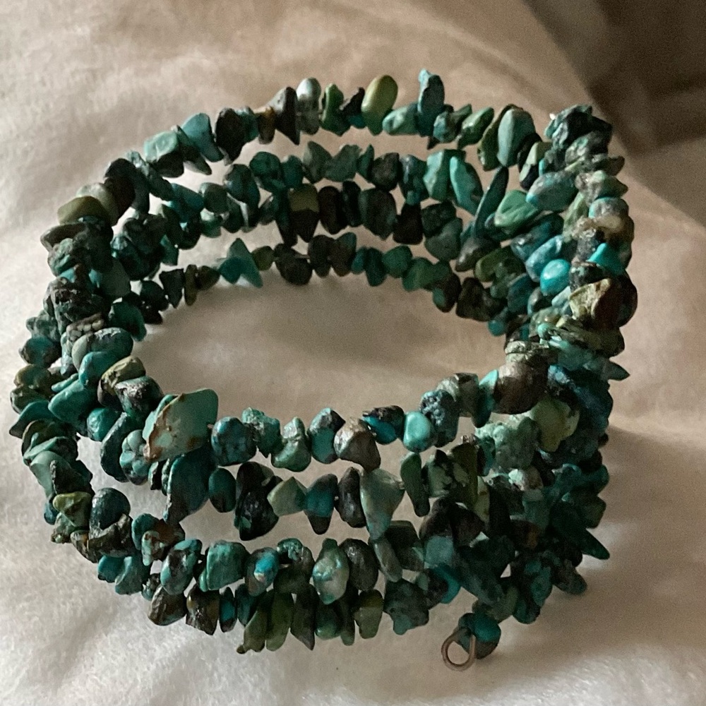 Turquoise Beaded 4 Strand Bracelet